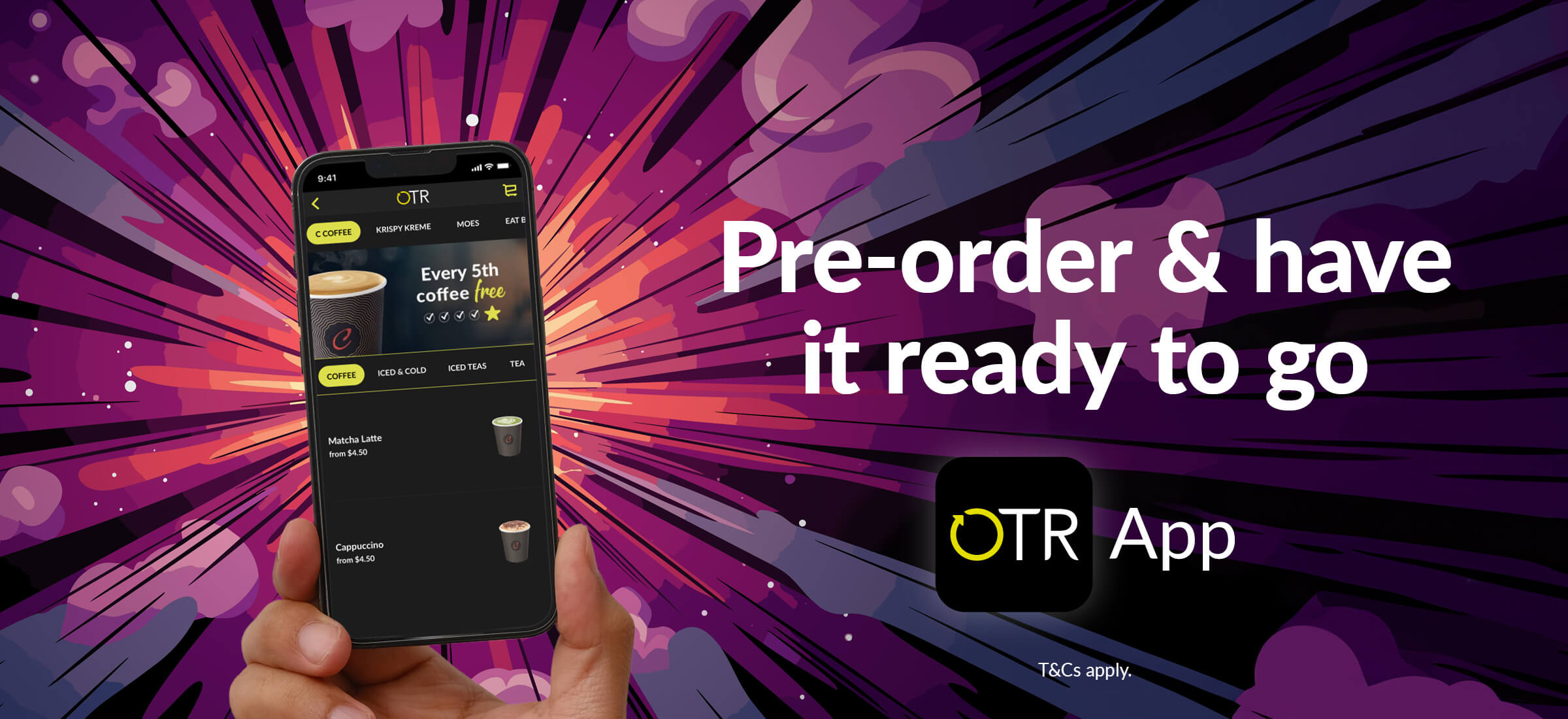 OTR App - Pre-order & have it ready to go