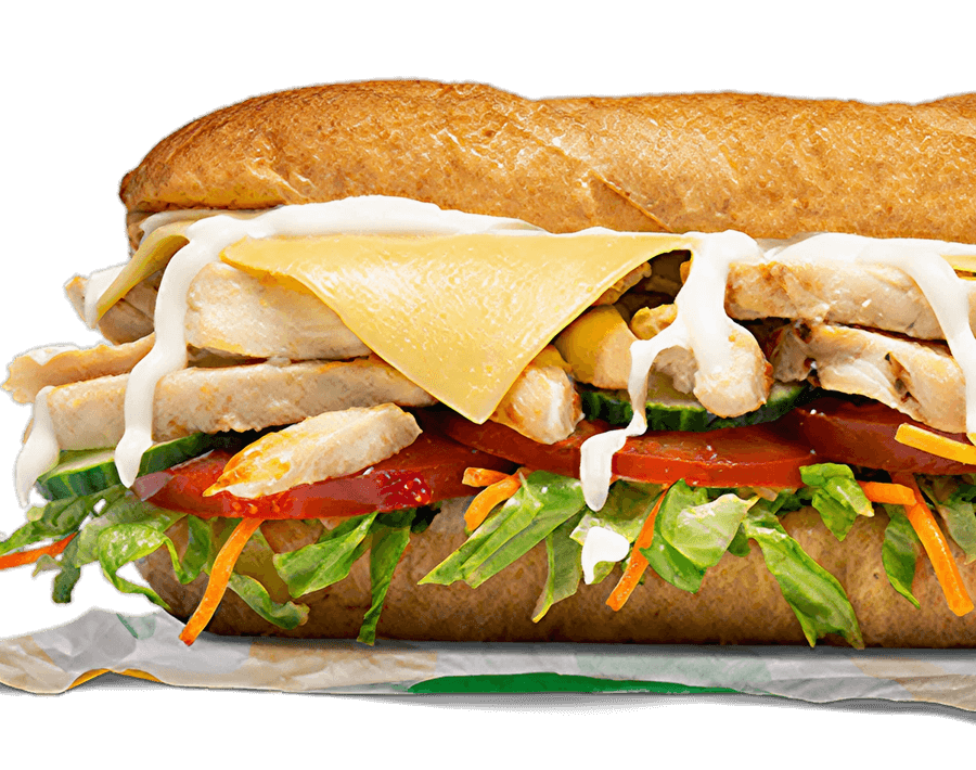 Subway® Chicken Strips Sub with chicken breast strips.