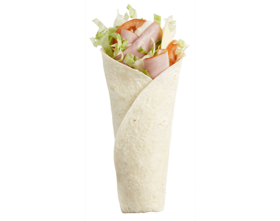 Subway® Honey Mustard Leg Ham Wrap with smoked ham & honey mustard sauce.