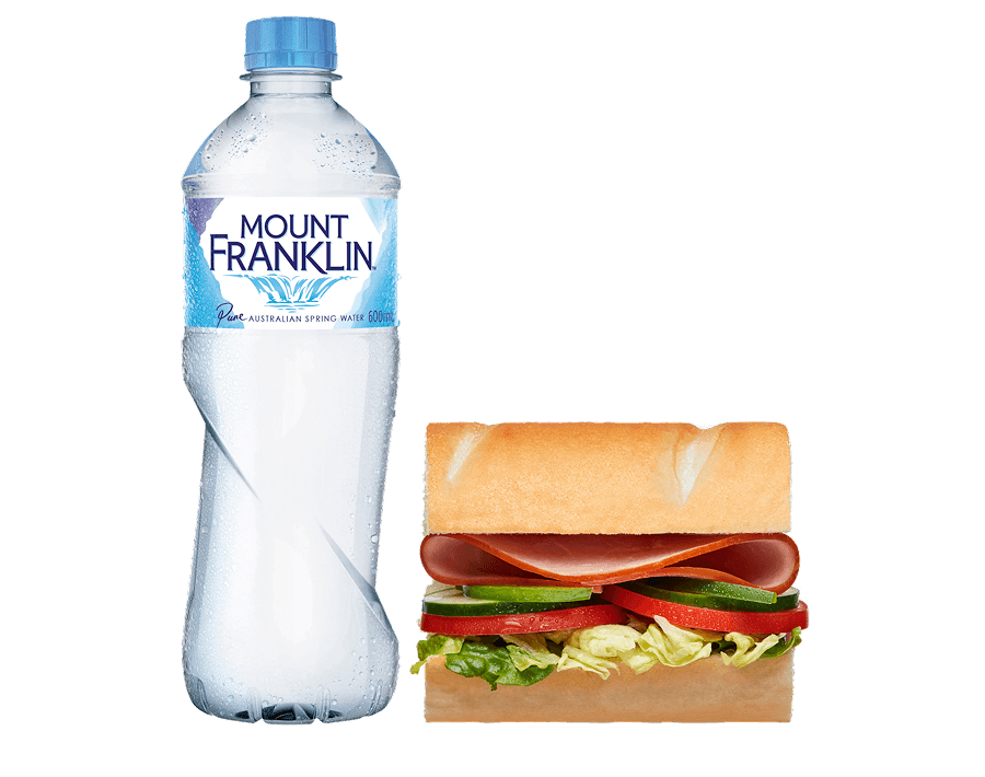 Honey Mustard Leg Ham Mini Sub – kid-sized Sub with ham, honey mustard, and fresh fillings