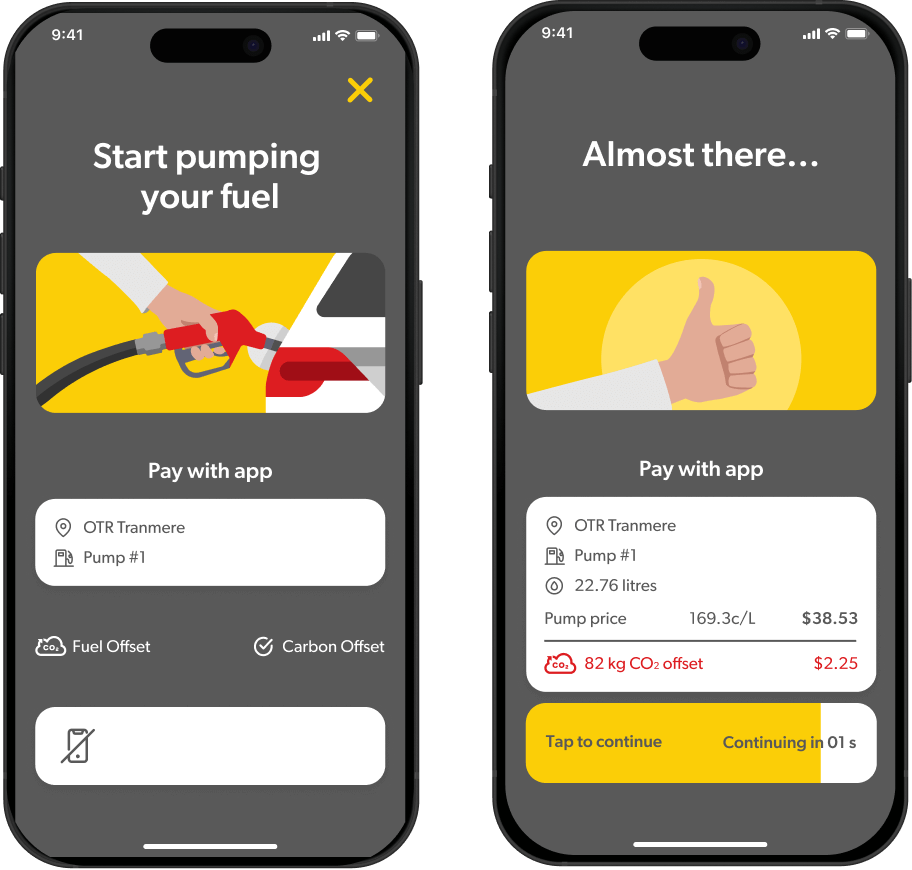 Pick up the bowser and start pumping fuel as normal.