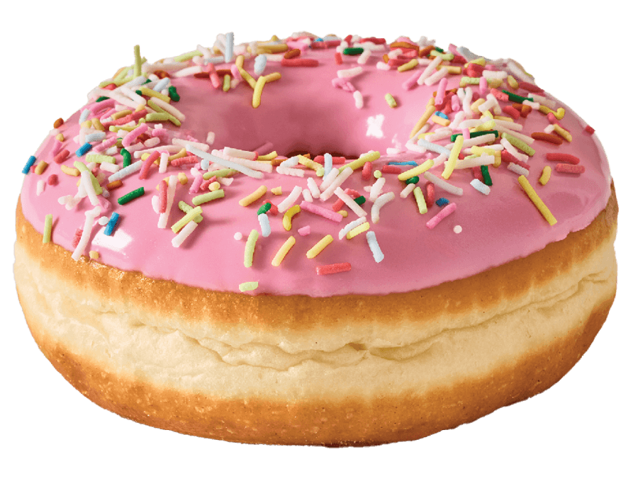 EAT Sprinkle Iced Donut