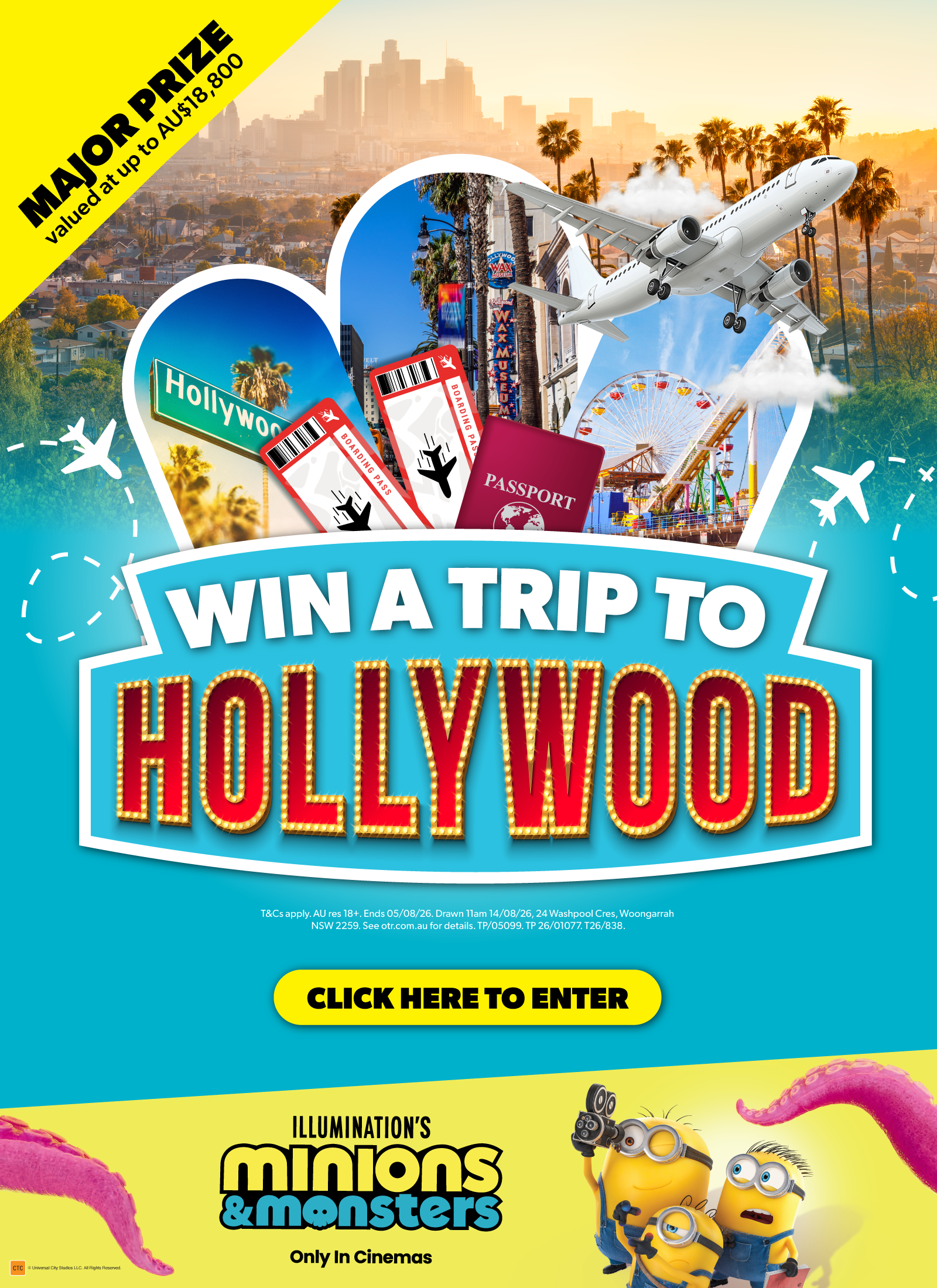 RAMP 7 2026 - Win a Trip to Hollwood Competition_Website Assets_OTR Website Banner with callout - Mobile