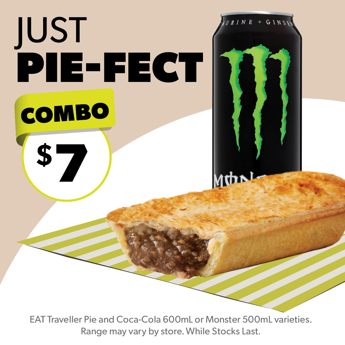 RAMP 8 2026 - EAT Traveller Pie and Ck 600mL Mnstr 500mL Combo $7 - OTR Website Tile 1200x1200px-FINAL2